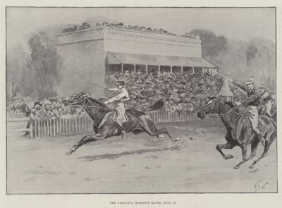 The Calcutta Monsoon Races, 16 July by William Barnes Wollen